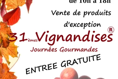 Les 31ème Vignandises : journées gourmandes