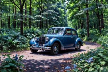 Rassemblement de véhicules anciens, prestiges et sportifs