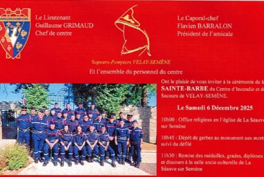 Sainte Barbe des Pompiers