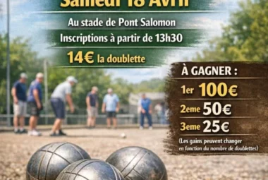 Concours de pétanque du FC Pont-Salomon Lusitanos