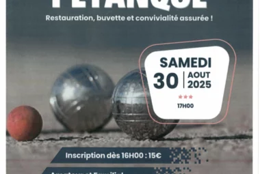 Concours de pétanque