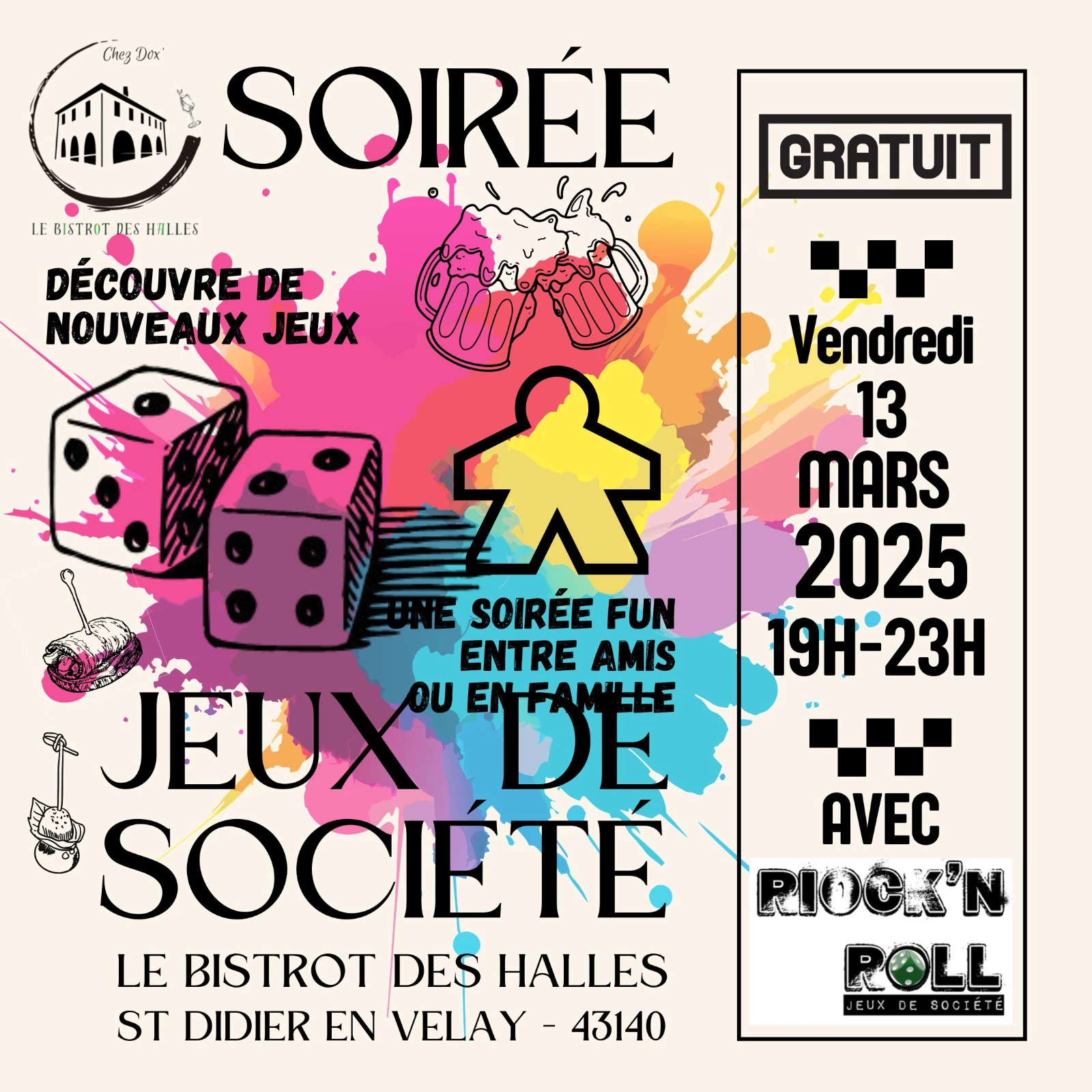 Soirée jeux de société