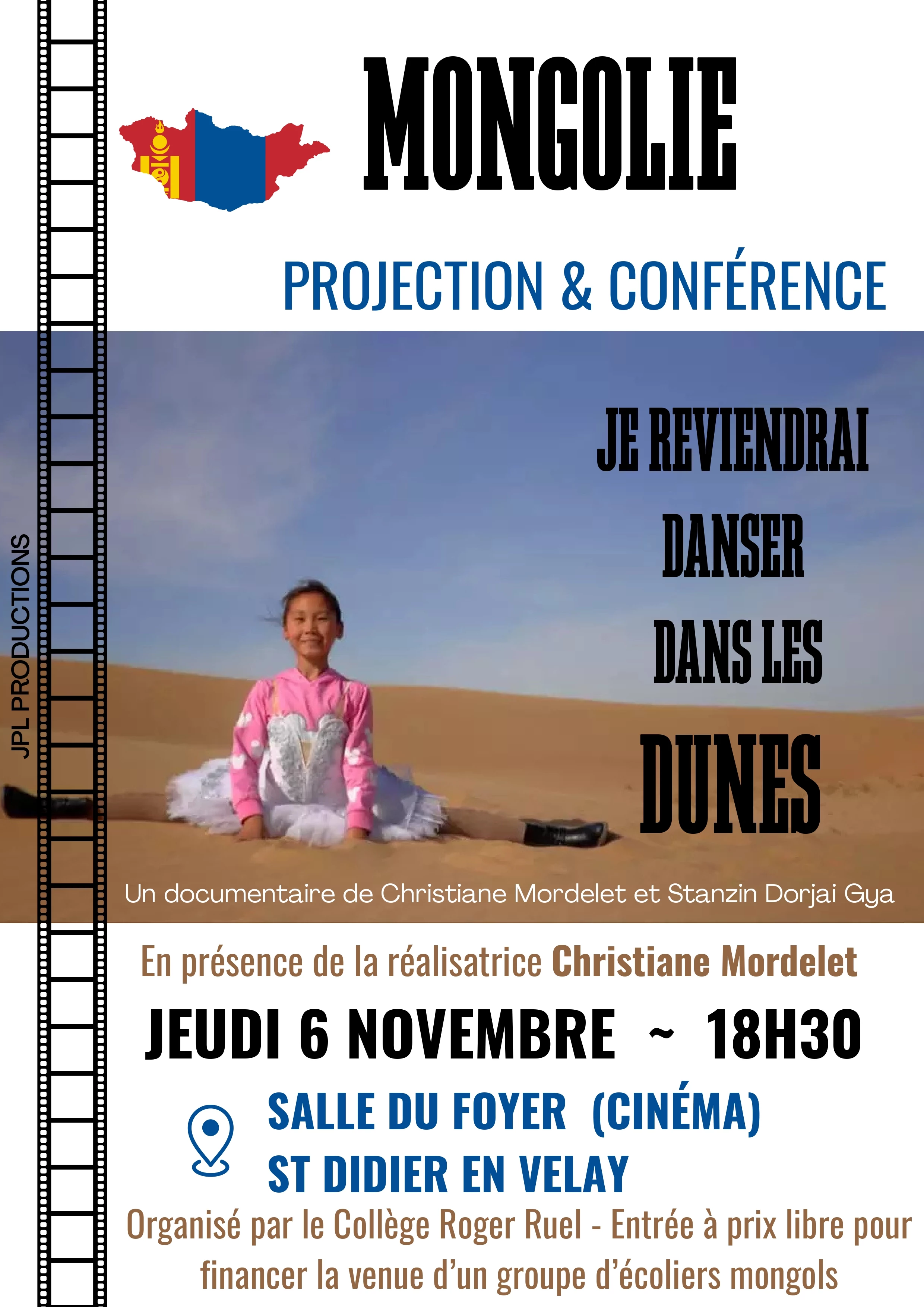 Soirée de soutien – échange culturel Mongolie-France