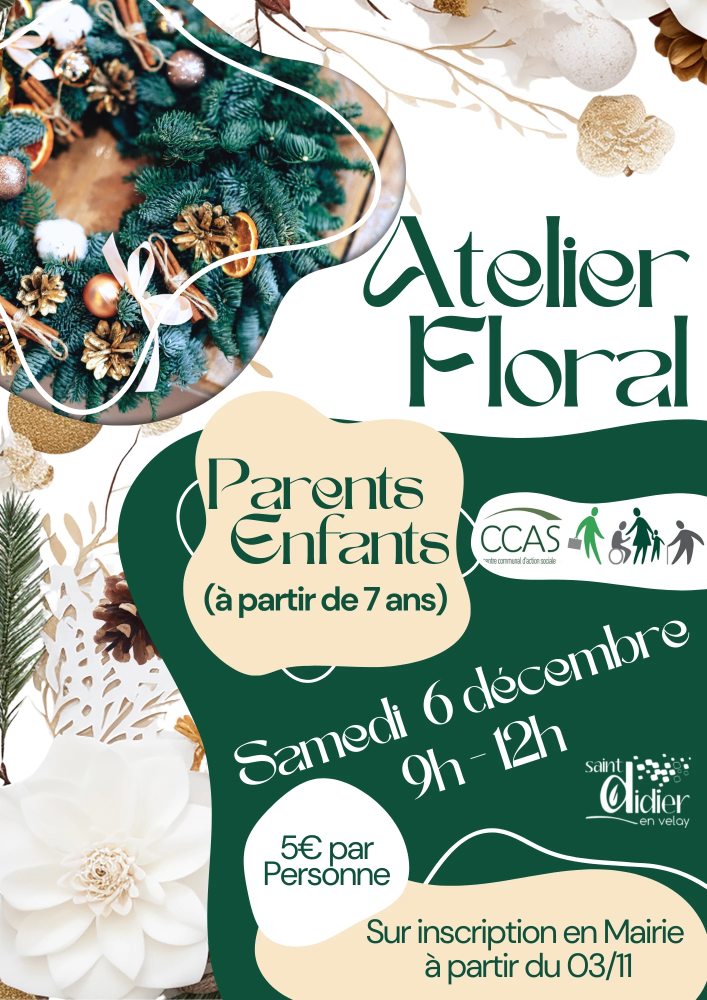 Atelier floral parents-enfants