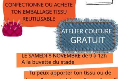 Atelier couture au Repair Café Pontois