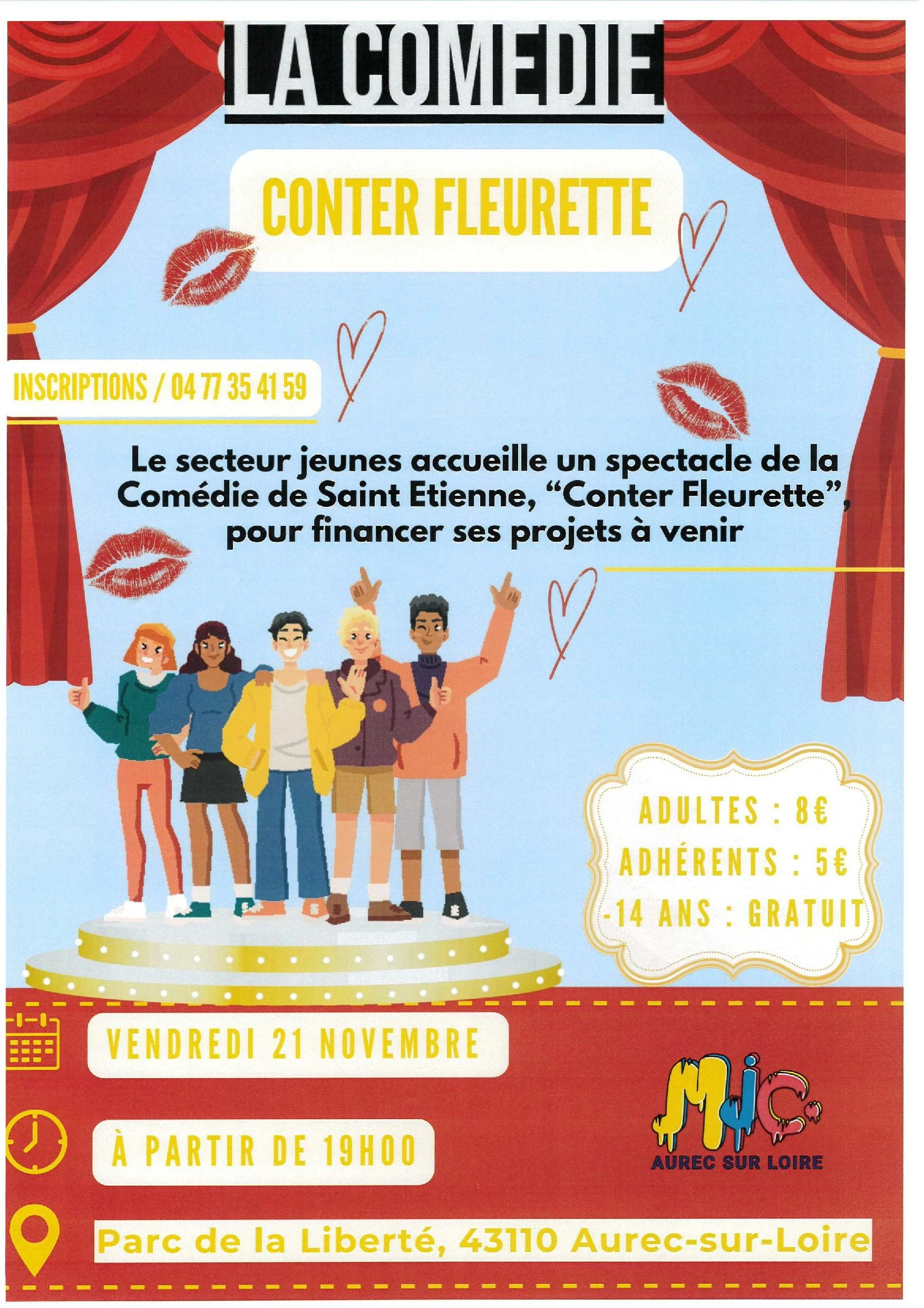 Comédie « Conter Fleurette »