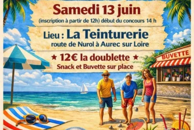 Concours de pétanque de Bike Run Aurec