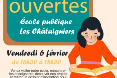 Portes ouvertes de l&rsquo;école Les Châtaigniers