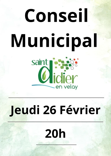 Conseil Municipal de Saint-Didier-en-Velay