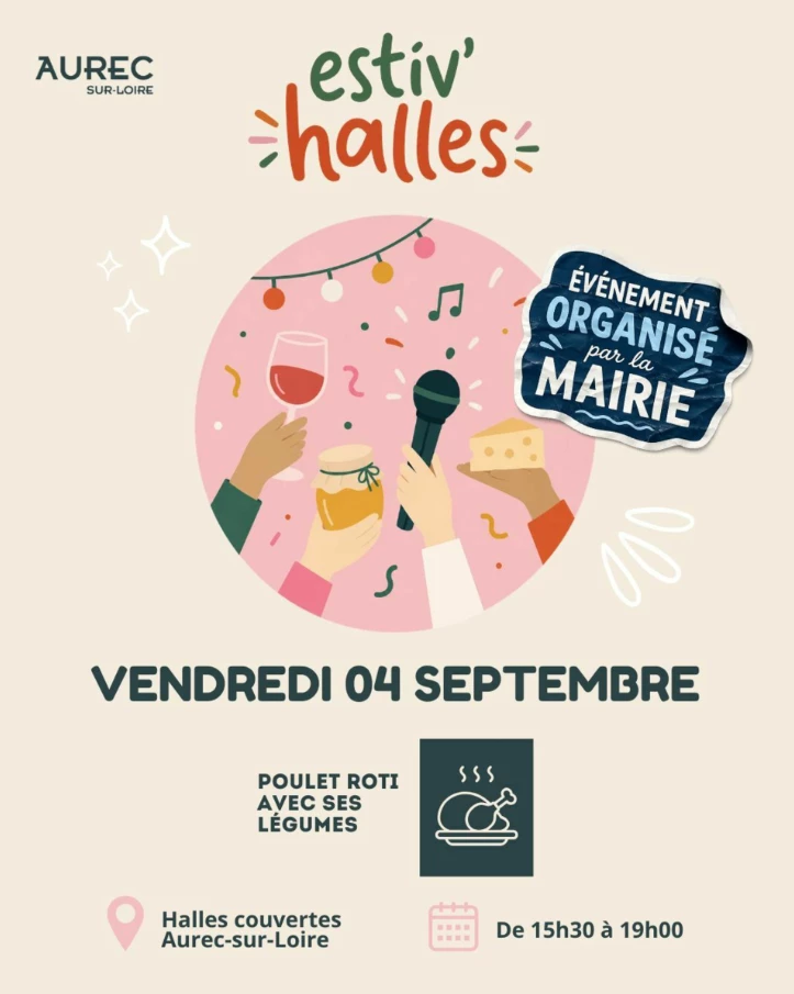 Les Estiv’halles d’Aurec-sur-Loire – poulet rôti