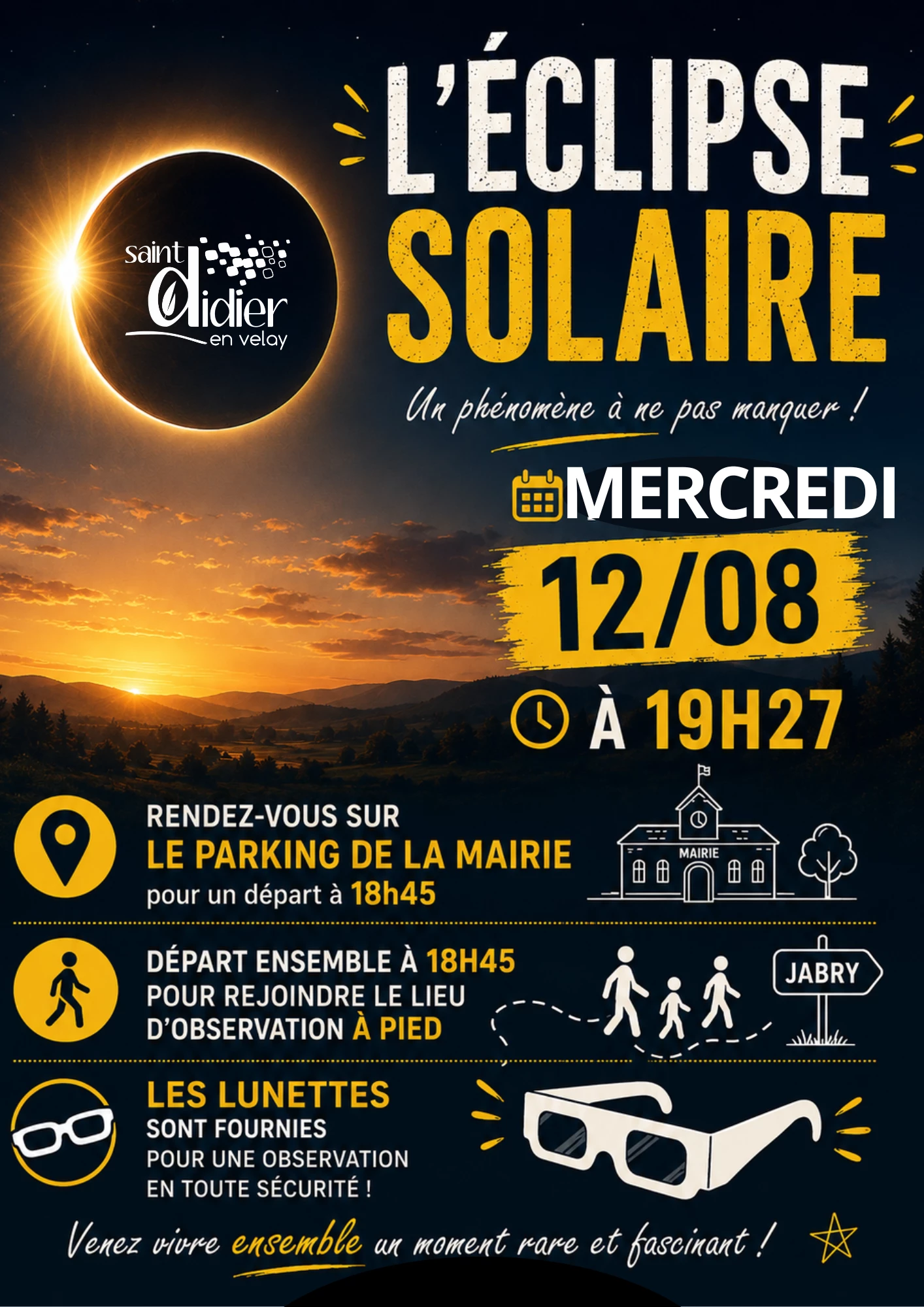 Observation de l’éclipse solaire