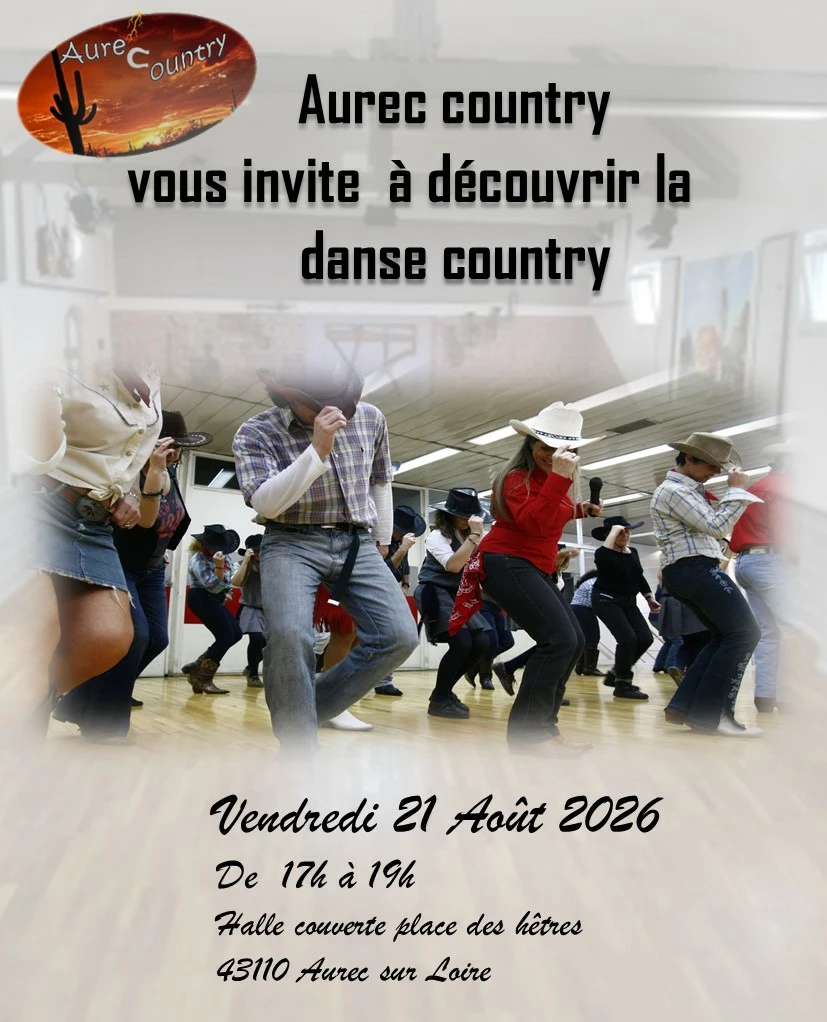 Démonstration de danse country