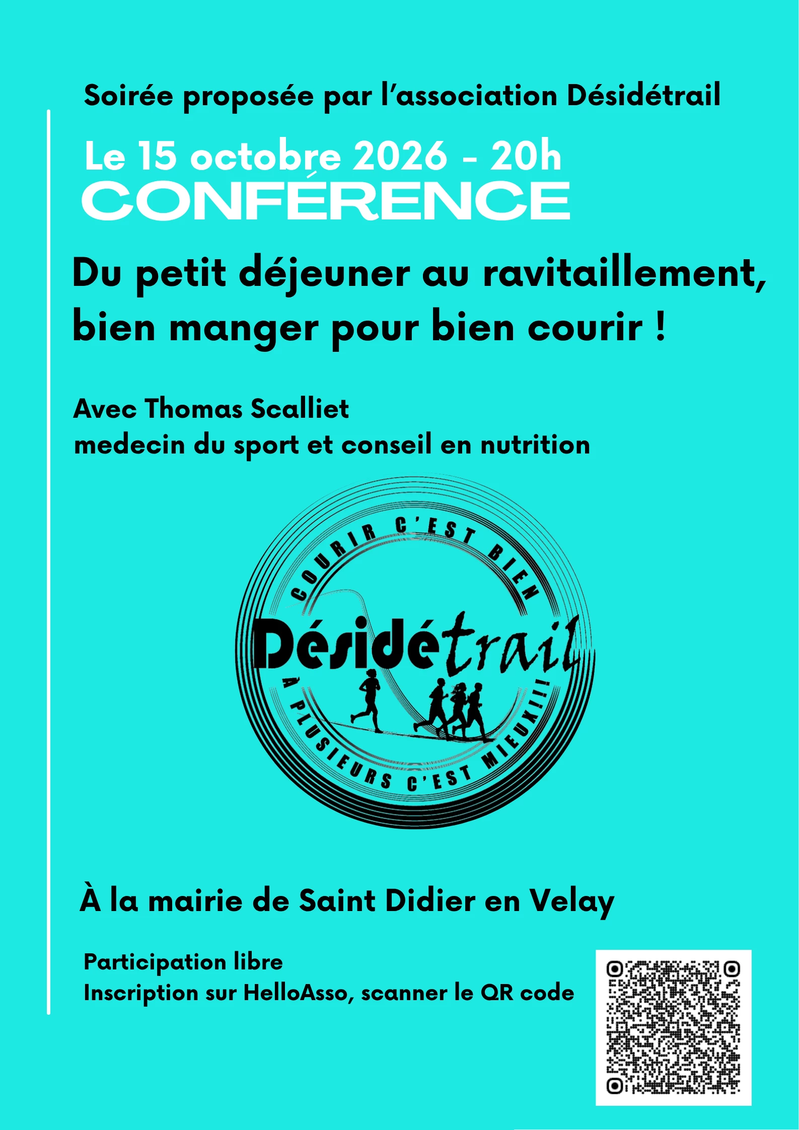 Conférence : bien manger pour bien courir